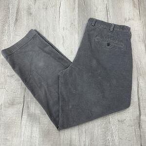 Brooks Brothers Corduroy Pants Mens Size 38x30 Gray Regular Business Office